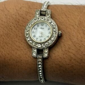 Silver Crystal Collezier Watch